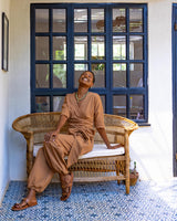 Funga Camel Wrap Top