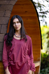 Wingu Burgundy Top
