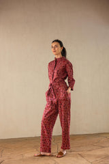 Gabby Jumpsuit Burgundy
