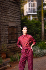 Gabby Jumpsuit Burgundy