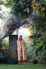 Mvua Tan Trench Coat