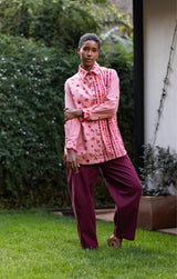 Mapipa Camel Barrel Trousers