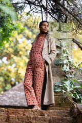 Mvua Tan Trench Coat